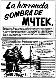 Extrait de Mytek el poderoso (Vértice - 1967) -12- La horrenda sombra de Mytek