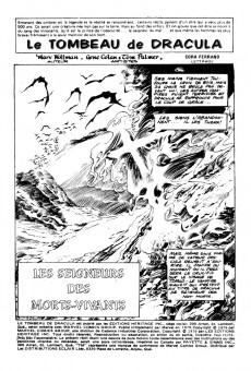 Extrait de Le tombeau de Dracula (Éditions Héritage)  -7172- Les seigneurs ses morts-vivants
