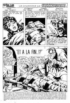 Extrait de Le monstre de Frankenstein (Éditions Héritage) -11- Et à la fin..!?