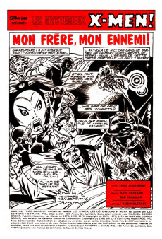 Extrait de X-Men (Éditions Héritage) -5- Mon frère, mon ennemi !