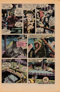 Extrait de Man-Thing Vol.1 (Marvel comics - 1973) -13UK- Red Sails at 40,000 Feet!
