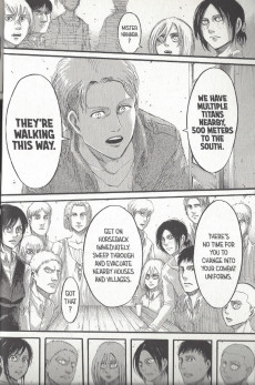 Extrait de Attack on Titan (en anglais) -9- Humanity's Worst Nightmare