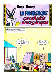 Extrait de Bugs Bunny (3e série - Sagédition)  -172- La fantastique cacahuète énergétique