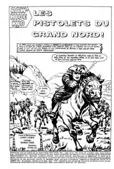 Extrait de Rawhide Kid (Éditions Héritage) -28- les pistolets du Grand Nord!
