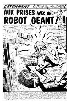 Extrait de L'Étonnant Spider-Man (Éditions Héritage) -10- Aux prises avec un robot géant !