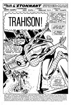 Extrait de L'Étonnant Spider-Man (Éditions Héritage) -32- Trahison!