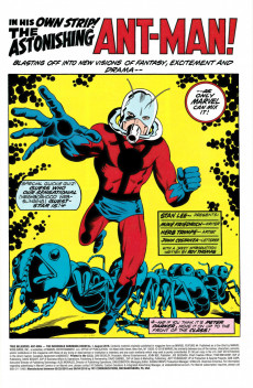 Extrait de True believers : Ant-Man (2018) - True Believers: The Astonishing Ant-Man: The Incredible Shrinking Doom!