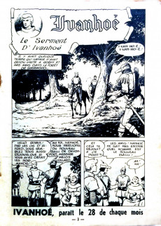 Extrait de Ivanhoé (1re Série - Aventures et Voyages) -26- Le serment d'Ivanohé