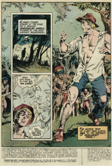 Extrait de Rima, The Jungle Girl (DC Comics - 1974) -4- Who Will Perish in the Flaming Forest?
