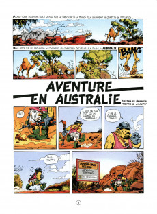 Extrait de Spirou et Fantasio -34ES1999- Aventure en Australie