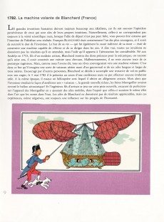 Extrait de Chromos Hergé (Tintin raconte...) -65- L'Histoire de l'aérostation - Des origines à 1940