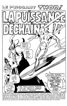 Extrait de Thor (Éditions Héritage) -3- La puissance déchaînée!!!