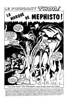 Extrait de Thor (Éditions Héritage) -15- La marque de Mephisto!