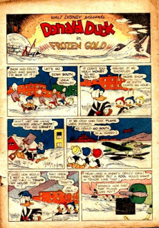 Extrait de Four Color Comics (2e série - Dell - 1942) -62- Donald Duck in Frozen Gold