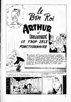 Extrait de Arthur (Éditions Mondiales) -6- Le bon Roi Arthur et Bekanzinc le trop zélé fonctionnaire