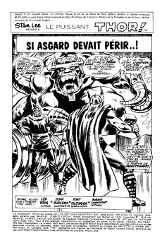 Extrait de Thor (Éditions Héritage) -5960- Si Asgard devait périr..!