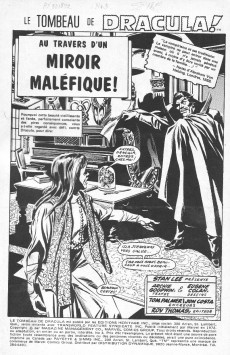 Extrait de Le tombeau de Dracula (Éditions Héritage)  -3- Au travers d'un miroir maléfique!