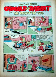 Extrait de Four Color Comics (2e série - Dell - 1942) -143- Oswald the Rabbit and the Prehistoric Egg
