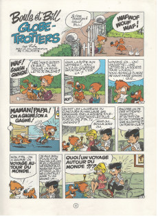 Extrait de Boule et Bill -19a1984c- Globe trotters