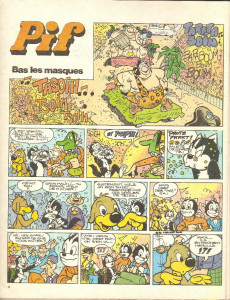 Extrait de Pif (Super Comique / Spécial Grandes Aventures de Pif et Hercule) -40- Le commissaire Maigrelet mène le jeu