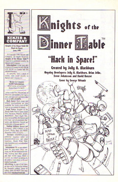 Extrait de Knights of the dinner table (1994) -20- Hack in Space
