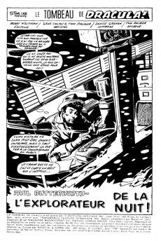 Extrait de Le tombeau de Dracula (Éditions Héritage)  -43- Paul Butterworth, l'explorateur de la nuit!