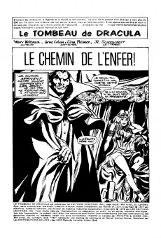 Extrait de Le tombeau de Dracula (Éditions Héritage)  -6364- Le chemin de l'enfer!