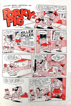 Extrait de Four Color Comics (2e série - Dell - 1942) -191- Porky Pig to the Rescue