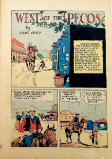 Extrait de Four Color Comics (2e série - Dell - 1942) -222- Zane Grey's West of the Pecos
