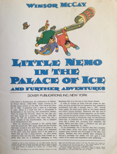 Extrait de Little Nemo in Slumberland (Divers) - Little Nemo in the Palace of Ice and further adventures by Winsor McKay