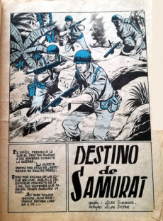 Extrait de Hazañas bélicas (Vol.07 - 1961) -45- Destino de samurai