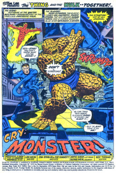 Extrait de Marvel Feature Vol 1 (1971) -11- Cry Monster!
