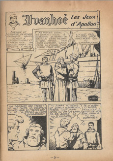 Extrait de Ivanhoé (1re Série - Aventures et Voyages) -99- Les Jeux d'Apollon