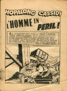Extrait de Hopalong Cassidy (puis Cassidy) (Impéria) -239- L'homme en péril !