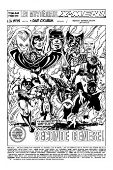 Extrait de X-Men (Éditions Héritage) -1- Seconde genèse!