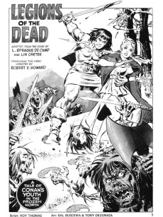 Extrait de The savage Sword of Conan The Barbarian (1974) -39- Legions of the Dead