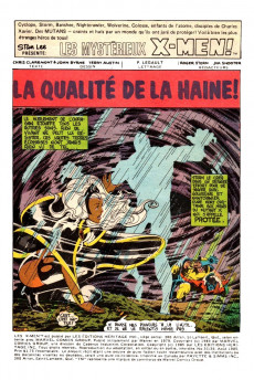 Extrait de Les mystérieux X-Men (Éditions Héritage) -3536- La qualité de la haine!