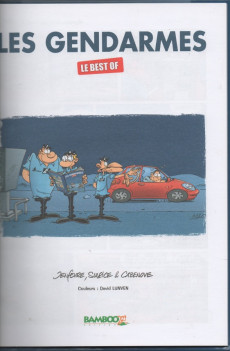 Extrait de Les gendarmes (Jenfèvre) -BO02- Le besf of