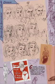 Extrait de (AUT) Campbell - Danger Girl Sketchbook Expanded Edition