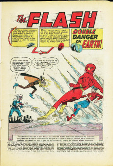 Extrait de The flash Vol.1 (1959) -129- Double Danger on Earth!