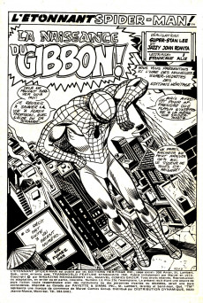 Extrait de L'Étonnant Spider-Man (Éditions Héritage) -13- La naissance du Gibbon !