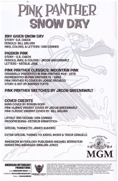 Extrait de Pink Panther - Snow Day -1- Pink Panther Snow Day