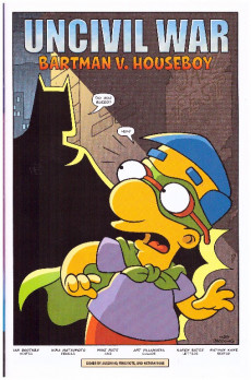 Extrait de Simpsons Comics (1993) -232- Uncivil War Bartman v. Houseboy