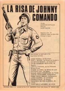 Extrait de Hazañas bélicas (Vol.06 - 1958 série rouge) -223- La risa de Johnny Comando