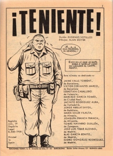 Extrait de Hazañas bélicas (Vol.06 - 1958 série rouge) -226- ¡Teniente!