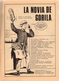 Extrait de Hazañas bélicas (Vol.06 - 1958 série rouge) -232- La novia de Gorila