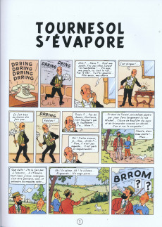 Extrait de Tintin (en langues régionales) -18Argot- Tournesol s'évapore