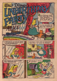 Extrait de Four Color Comics (2e série - Dell - 1942) -341- Walt Disney's Unbirthday Party with Alice in Wonderland