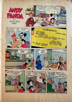 Extrait de Four Color Comics (2e série - Dell - 1942) -345- Andy Panda in Scotland Yard