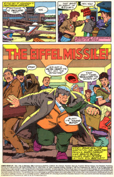 Extrait de James Bond Jr (Marvel Comics - 1992) -2- The Eiffel Missile